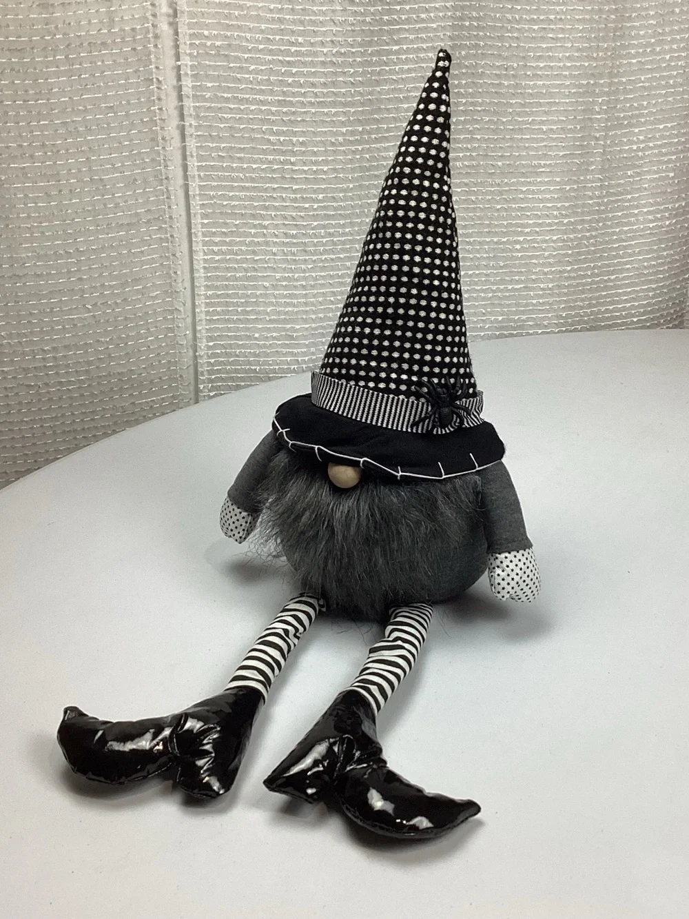 Halloween Gnome with Witch Hat Shelf Sitter Fabric
